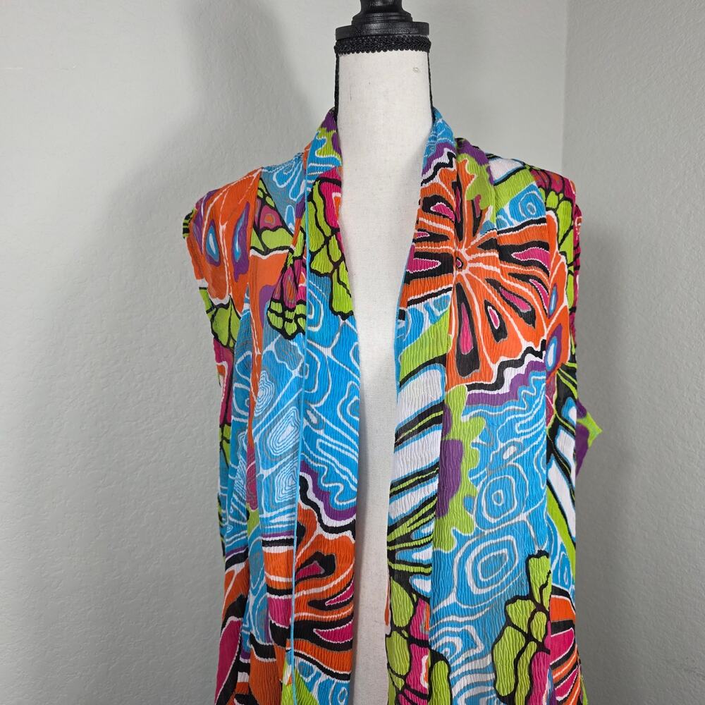 Plaza Collection Butterfly Kidcore Cardigan Womens L Multicolor Y2K Indie Artsy - Picture 3 of 9